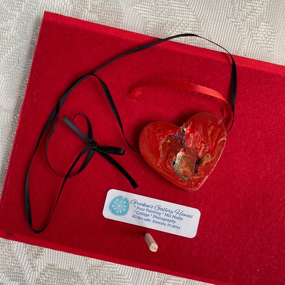 B1 - Hand painted Valentines ❤️ the Ku’uipo Series “my sweetheart”in Hawaiian - Picture 5 of 5